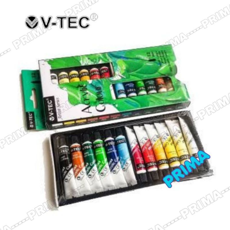 

CAT AKRILIK / CAT ACRYLIC V-TEC 12 WARNA