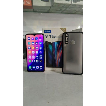 vivo y15 ram 4/64gb fullset