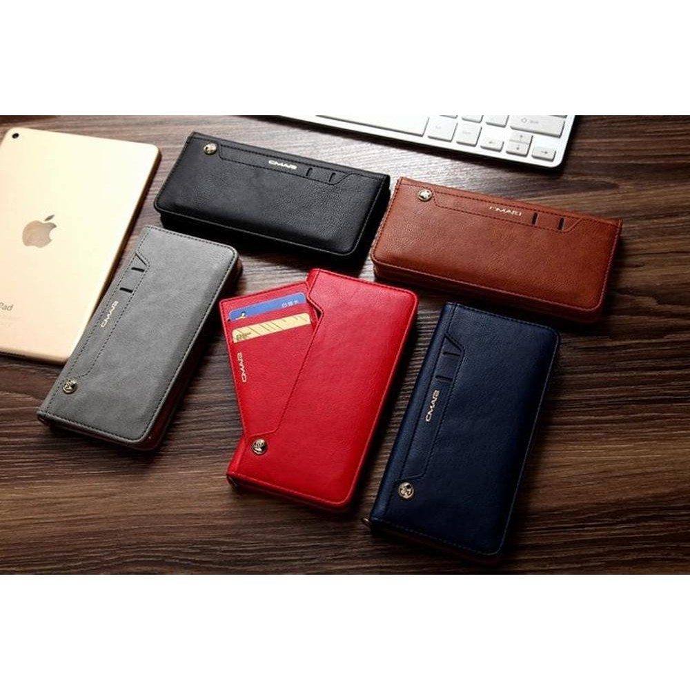 CMAI2 PREMIUM SAMSUNG S7 FLAT Flip Cover Leather Case Vintage Retro Wallet Slot Card Dompet Kulit