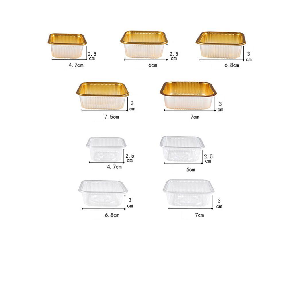 Solighter 100pcs Moon Cake Tray Inner DIY Dekorasi Kue Permen Salver