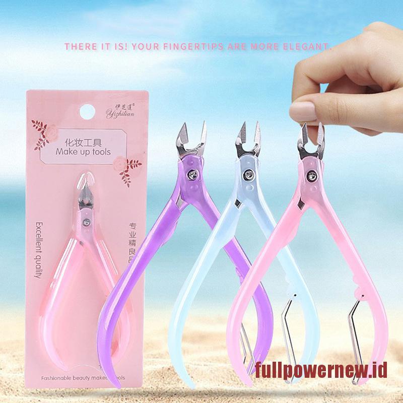 【COD】Handle Toenail Ingrown Nail Art Cuticle Nipper Manicure Scissor Tool Pedicure