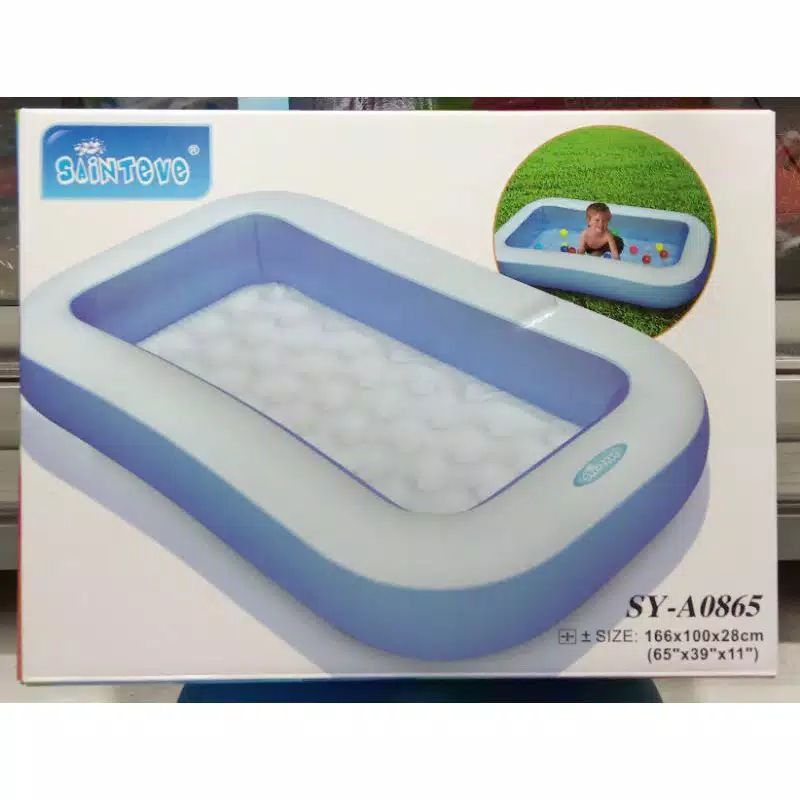 Kolam renang anak tiup bawah gelembung 1,66m sainteve #A0865