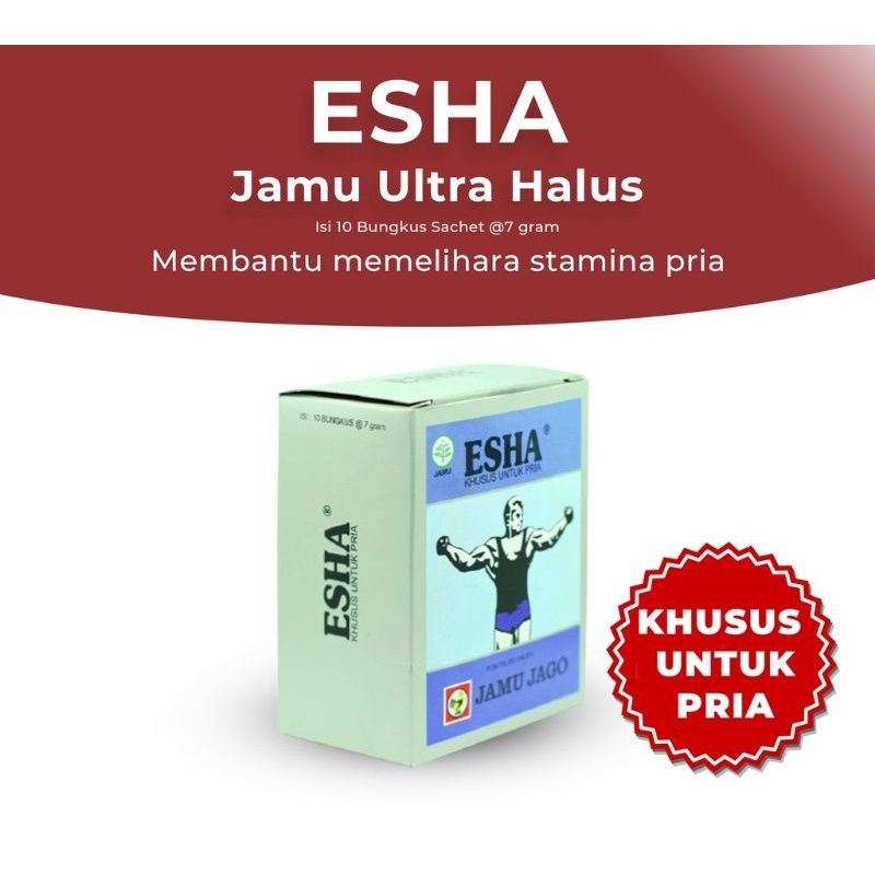 

ESHA Jamu Serbuk Tradisional Untuk Memelihara Kesehatan Pria