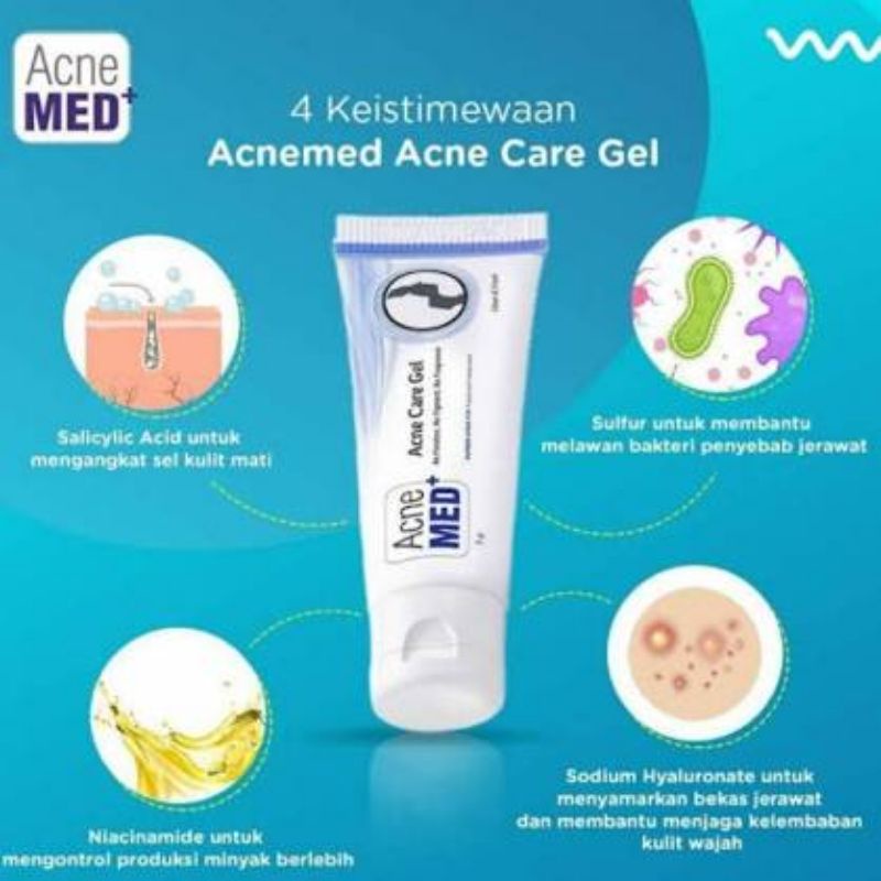 ACNEMED+ ACNE CARE GEL FRESH AND CLEAN