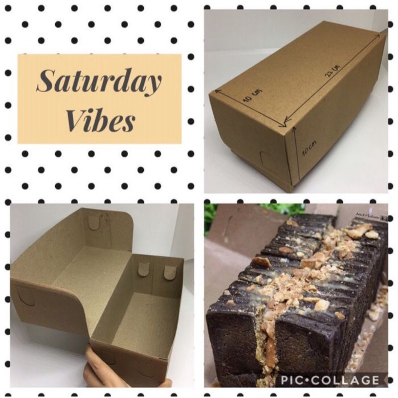 Dos / Kotak / Box Brownis Kue Roti Bakar Bandung