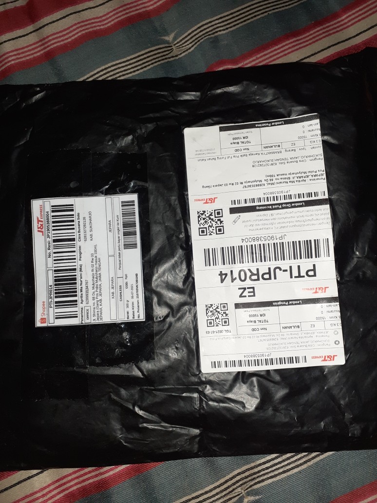 Bimasena Biru Kemeja Batik Pria Full Furing Bahan Katun Halus Sragenan