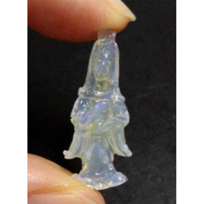 Kwan Yin Carving 2.50ct 22x9mm Natural Opal Australia OP101