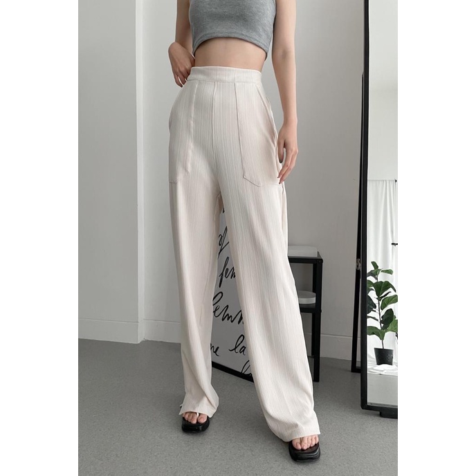 SIVALI Aiko Pants - Celana Kulot Knit Highwaist - Cullote Pants - Celana Wanita 3479