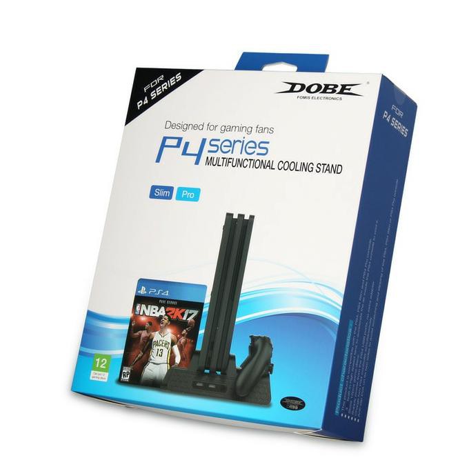 Ps4 Slim / Ps4 Pro Charger Stand - Cooling Fan - Vertical Stand