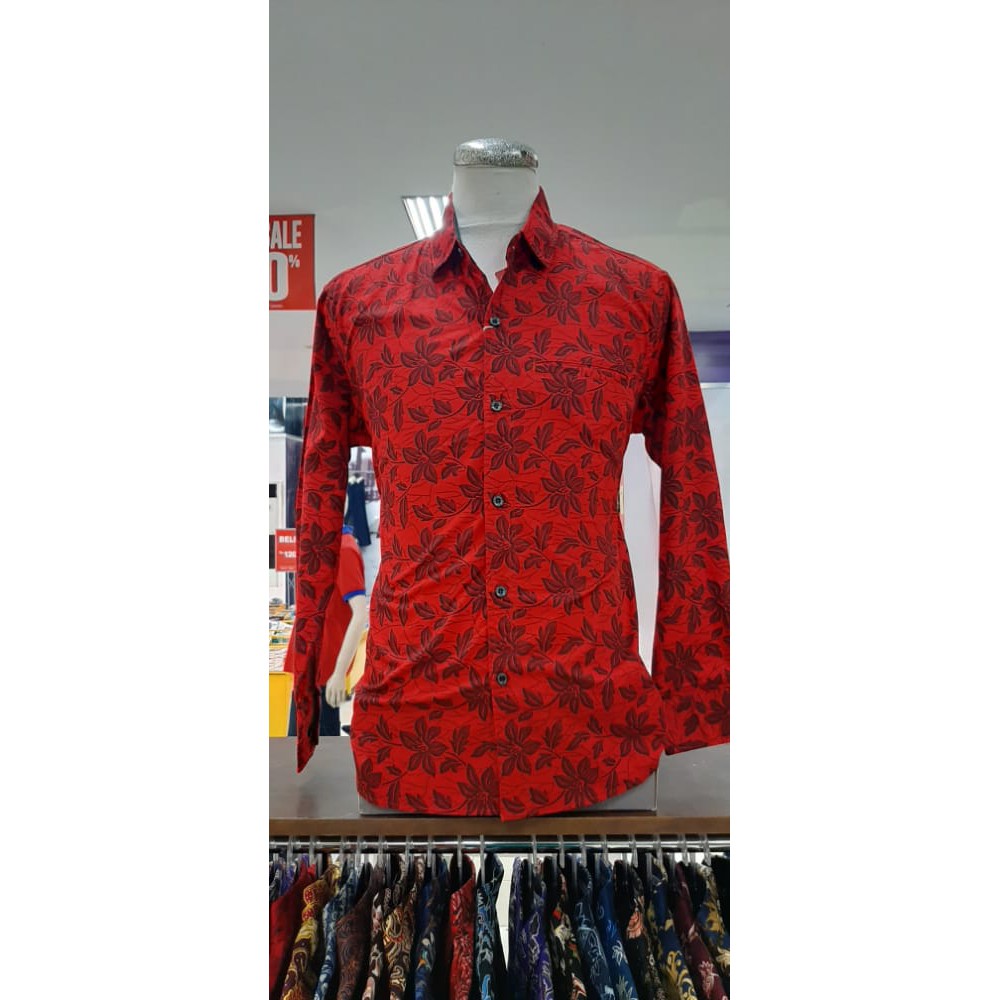 Bali Lestari |Batik Slim Fit Pria Lengan Panjang