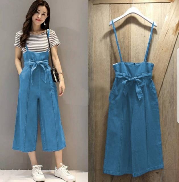 Image of Jumpsuit Ritha ECL katun denim fit to L no inner #5