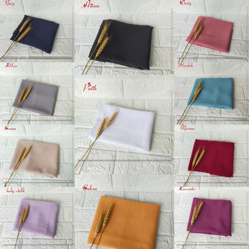Pashmina Instan Karet Anak Usia 1 - 3 Tahun Bahan Diamond Stretch Premium / Hijab Anak