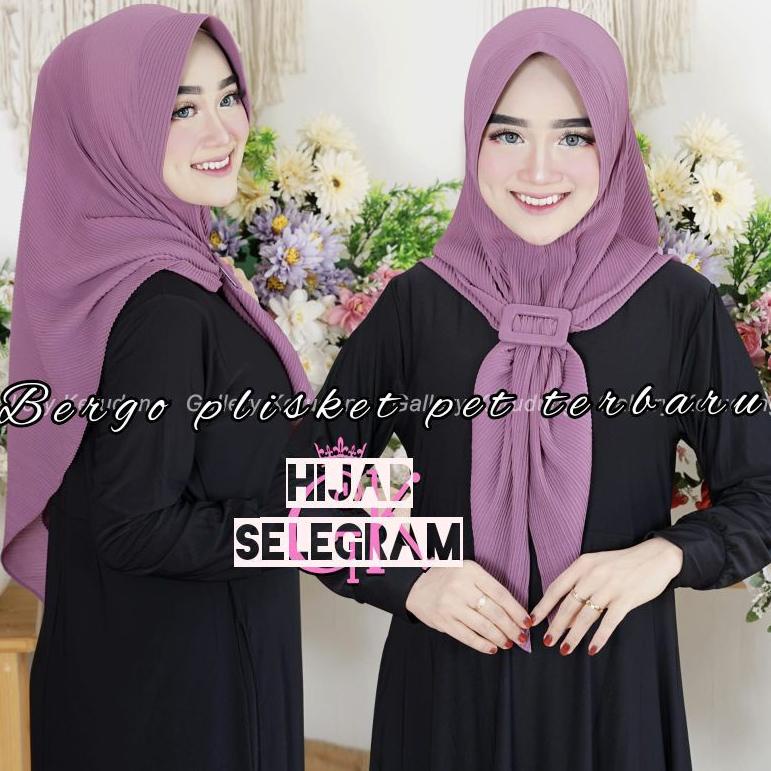 BERGO PLISKET PET GESPER/BERGO PLISKET LIDI / JILBAB INSTAN [PAL.25Au22х]