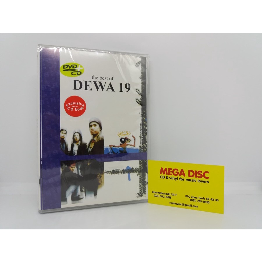 DVD Dewa 19 - The Best Of CD+DVD Album Lagu Musik Indonesia