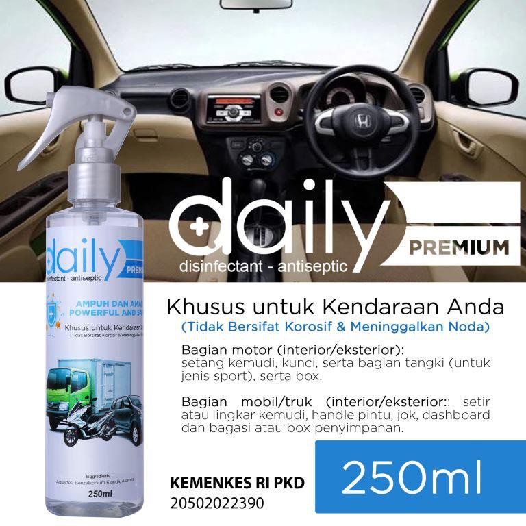 DESINFEKTAN DAILY DISINFECTANT SPRAY 250 ML KHUSUS UNTUK KENDARAAN