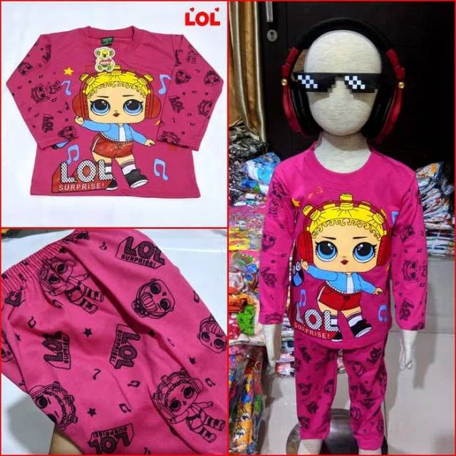 Baju tidur anak LOL