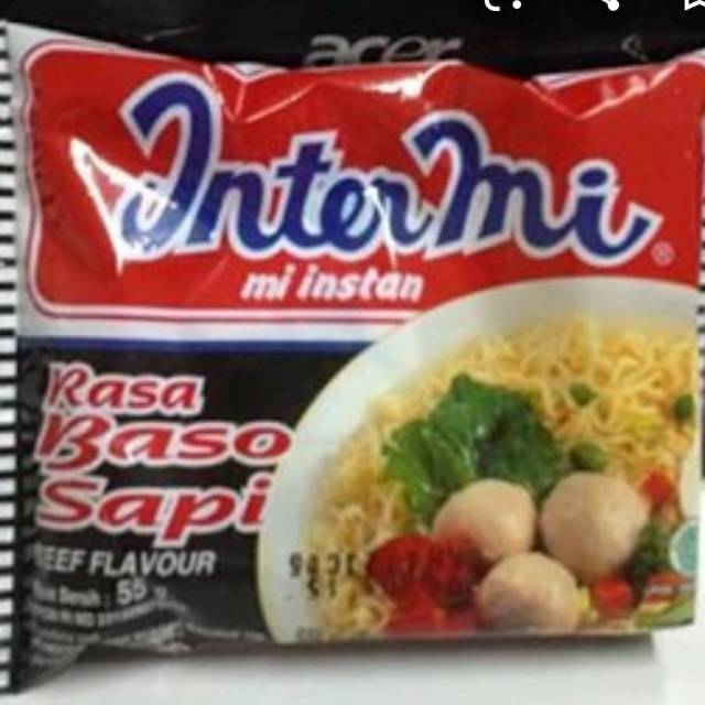 

Intermei rasa baso sapi mei instan indofood