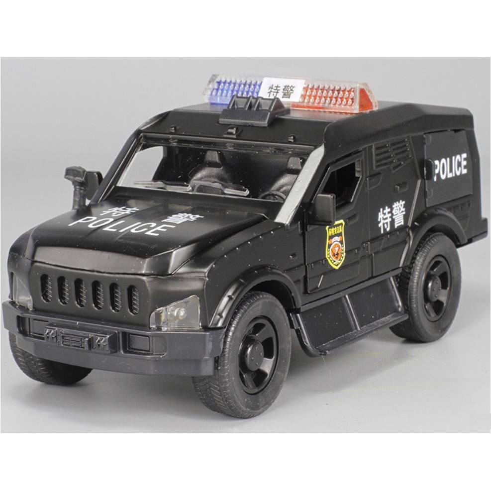 Diecast SWAT police armor vehicle mobil polisi khusus lapis baja baracuda barakuda special forces