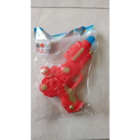 762 - Mainan Pistol Suara Batterai Bunyi Dan nyala Lampu Iron Man 762