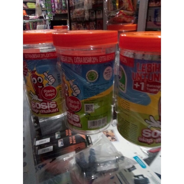 Toples bekas Sosis