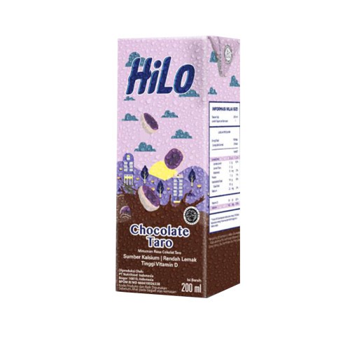 

HILO RTD COKLAT TARO 200 ML