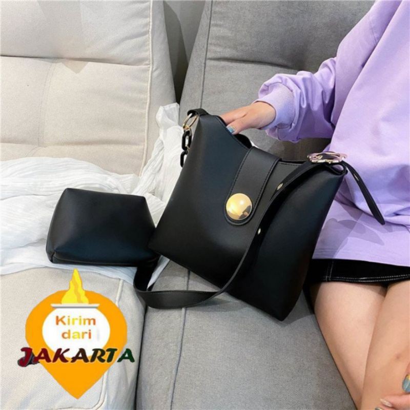 (2PC BISA IKG)GTBI99884374 New Arrival  !!!  Tas Selempang  Tas Wanita Import  Premium Terbaru