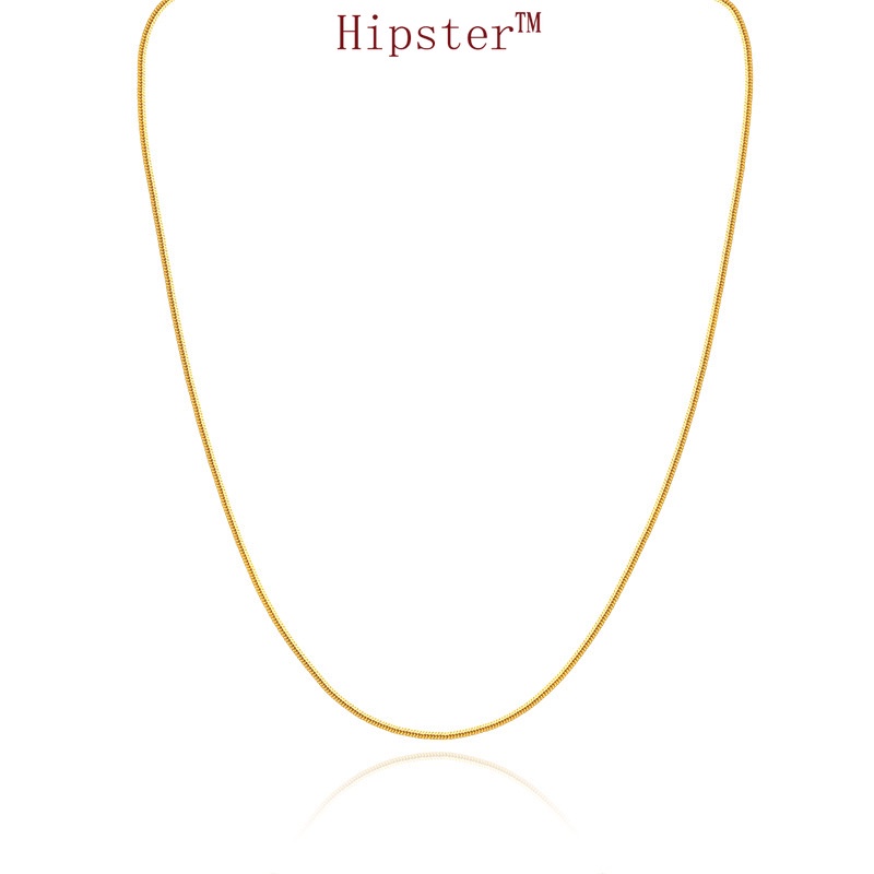 Simple Casual Fashion French Style Fine Gold Necklace