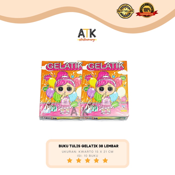 

Buku Tulis 38 Lembar Murah Gelatik Atk