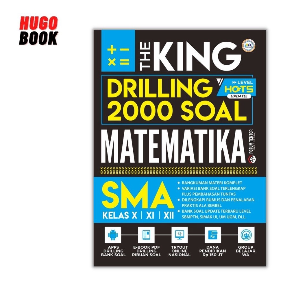 BEST SELLER READY STOK - MATEMATIKA SMA : THE KING DRILLING 2000 SOAL-0