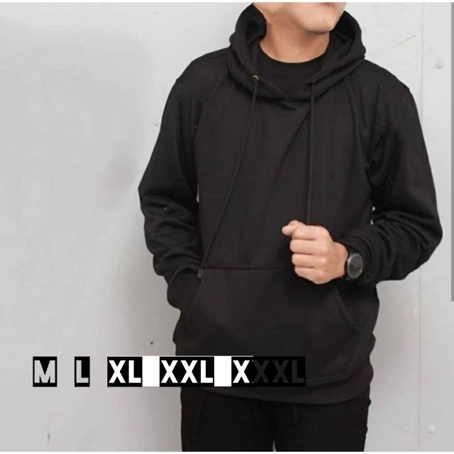 SWEATER HOODIE JUMBO PRIA WANITA JUMPER M L XL XXL XXXL JAKET POLOS OBLONG SWITER BIG SIZE HITAM NAVY HIJAU PINK BAHAN KATUN TEBAL PROMO TERMURAH BANDUNG XXXXL 3XL 4XL