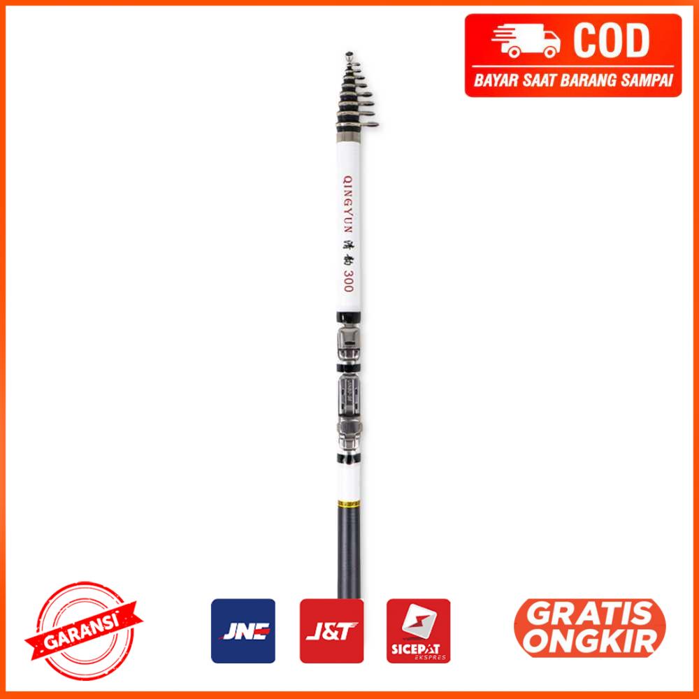 Joran Pancing Portable Telescopic Fishing Rod 3M - S6