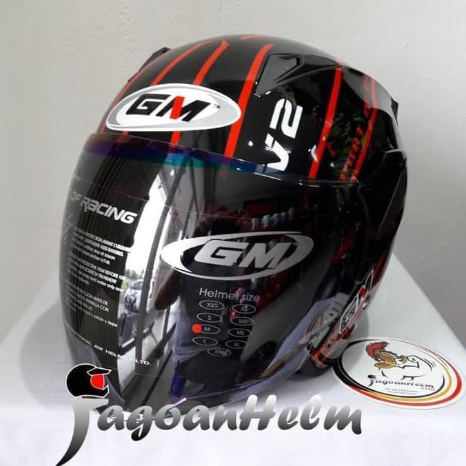 HELM/HELM GM/GM/OTOMOTIF/AKSESORIS GM Helm Fighter Sport Racing V2 SR