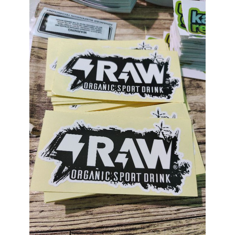 STICKER RAW ORGANIC SPORT DRINK PRINCUTT