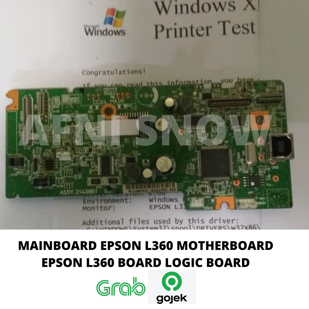 Mainboard Motherboard Printer Epson L360, Mainboard Epson L360, Logic