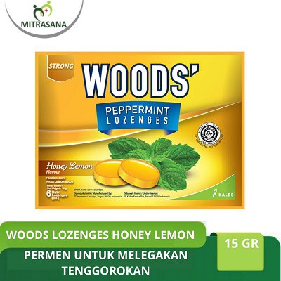 

Woods Lozenges Honey Lemon Sachet