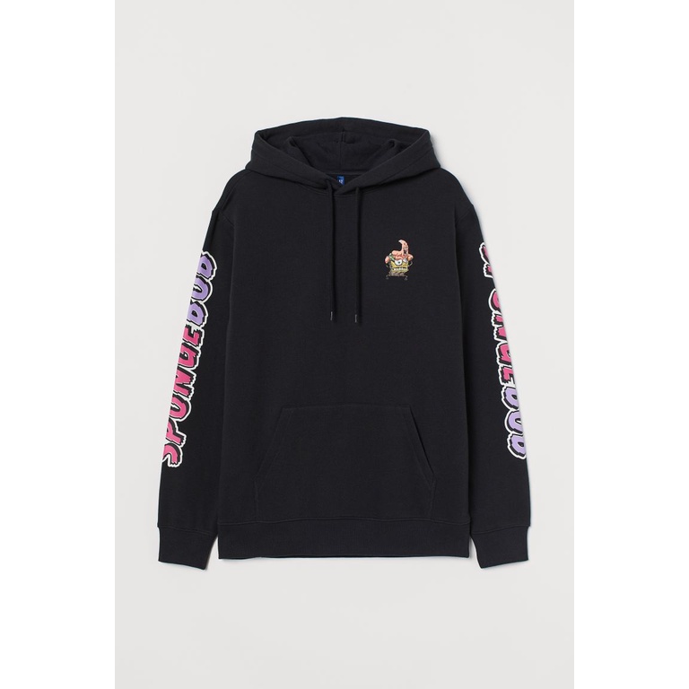 HOODIE HNM SPONGEBOB BUDY BLACK