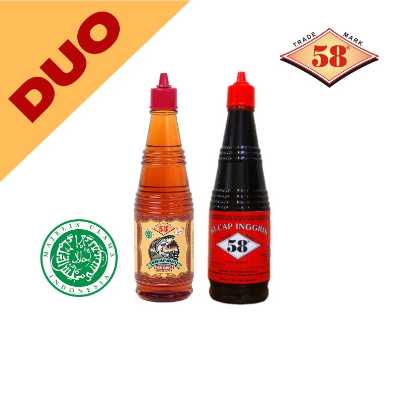 

Saos 58 - DUO Kecap Ikan x kecap Inggris 275 ml