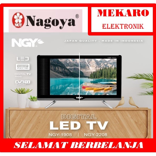 DIGITAL LED TV NAGOYA 19 INCH USB HDMI RCA