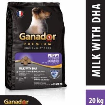 ganador puppy milk dog food 20kg bagus