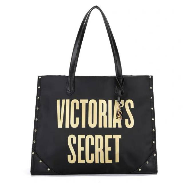 Victoria secret nylon tote bag / victoria secret studded tote bag / tas anti air / vs tote bag murah
