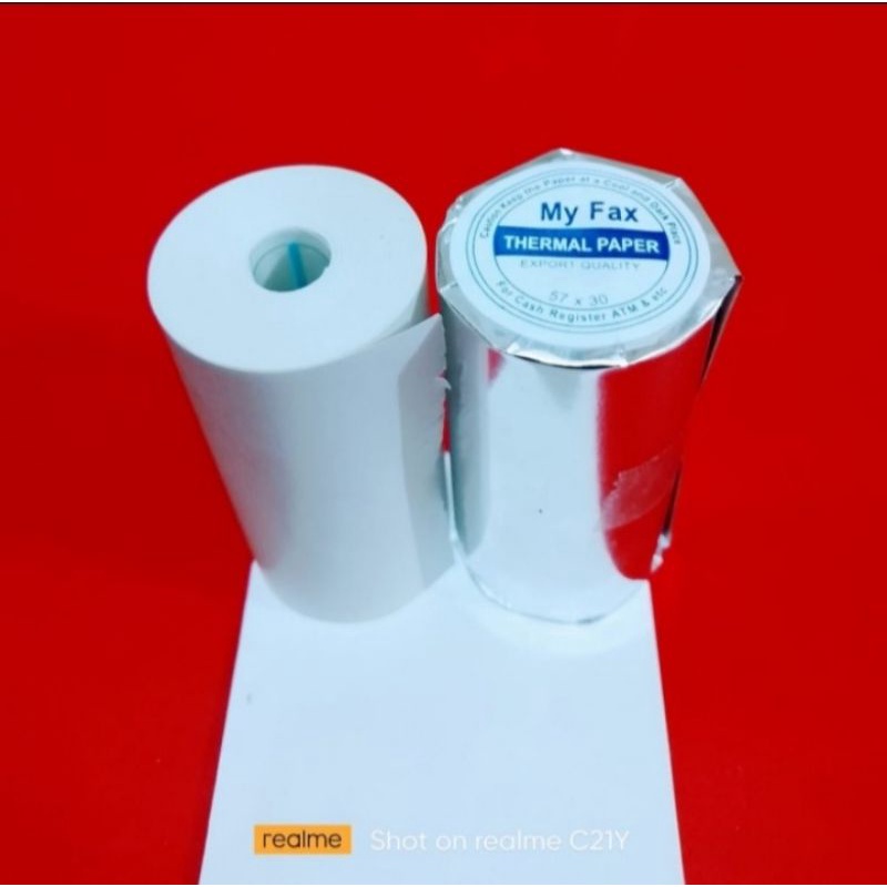 

Kertas kasir thermal EDC 57/58x30 full paket 20 Roll (2 pack)