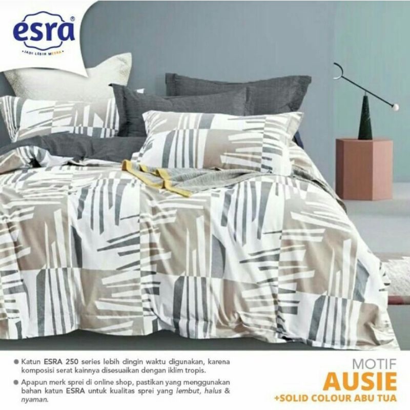 kain meteran bahan lembut tidak berbulu motif ausie bahan esra