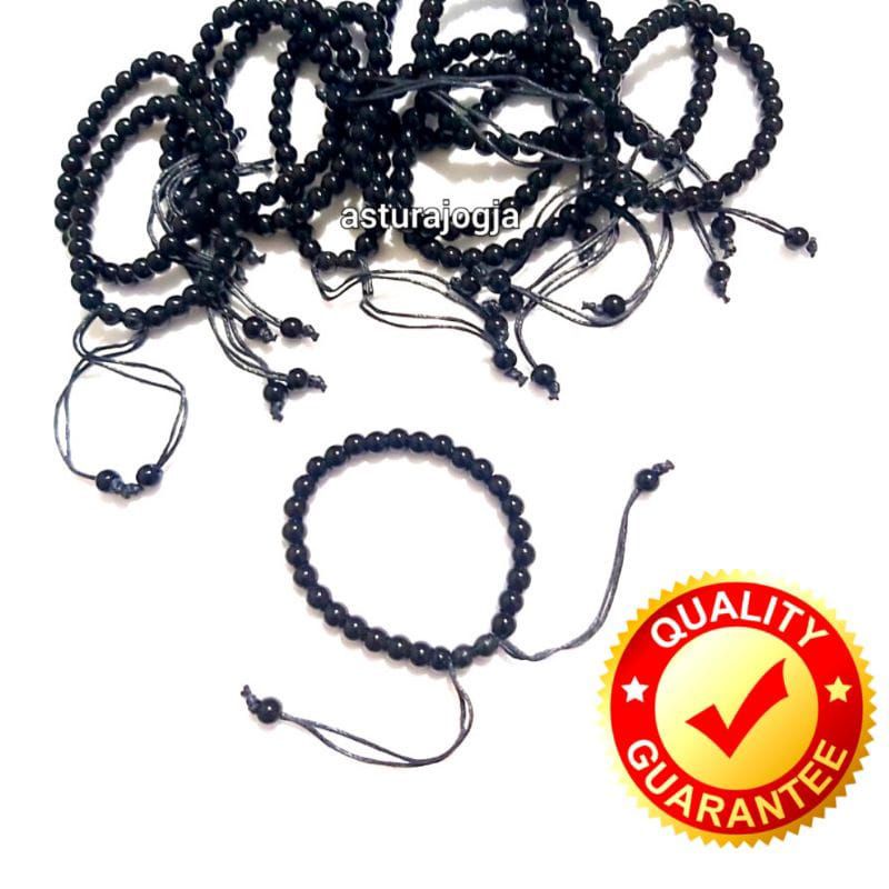 Gelang Jogja Aksesoris Pria Wanita || Gelang Limbad || Gelang Hitam Manik Manik