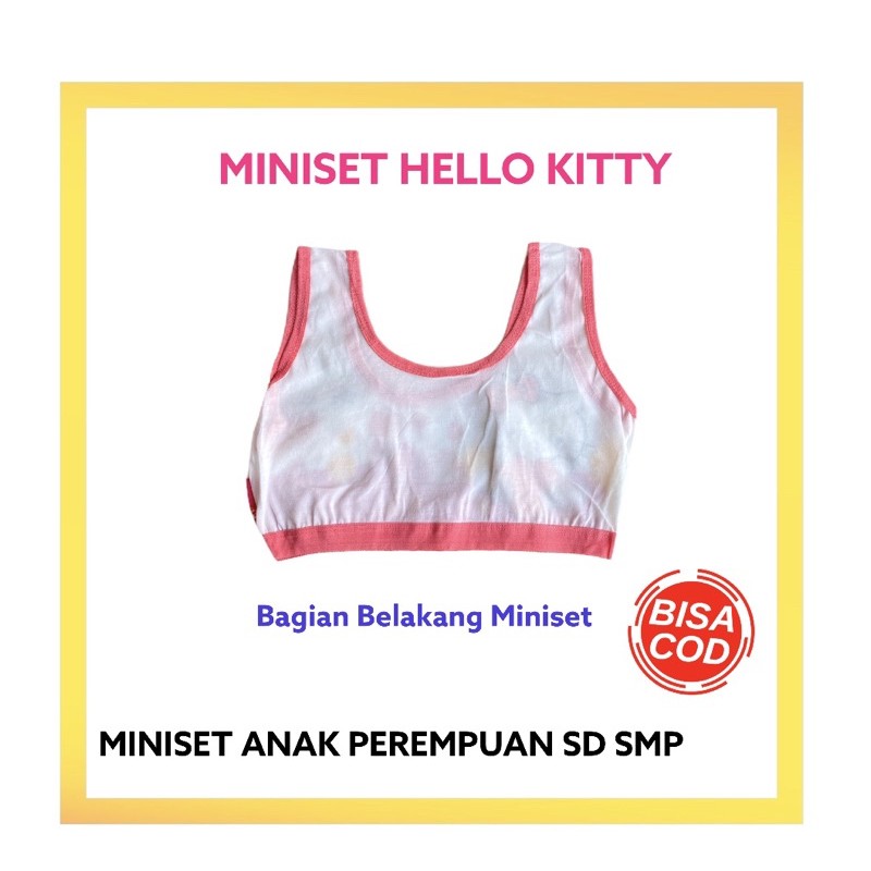 BH Bra Beha Kutang Miniset Anak Perempuan Remaja SD SMP Littlepony Mini Set Anak Remaja Dasar Putih