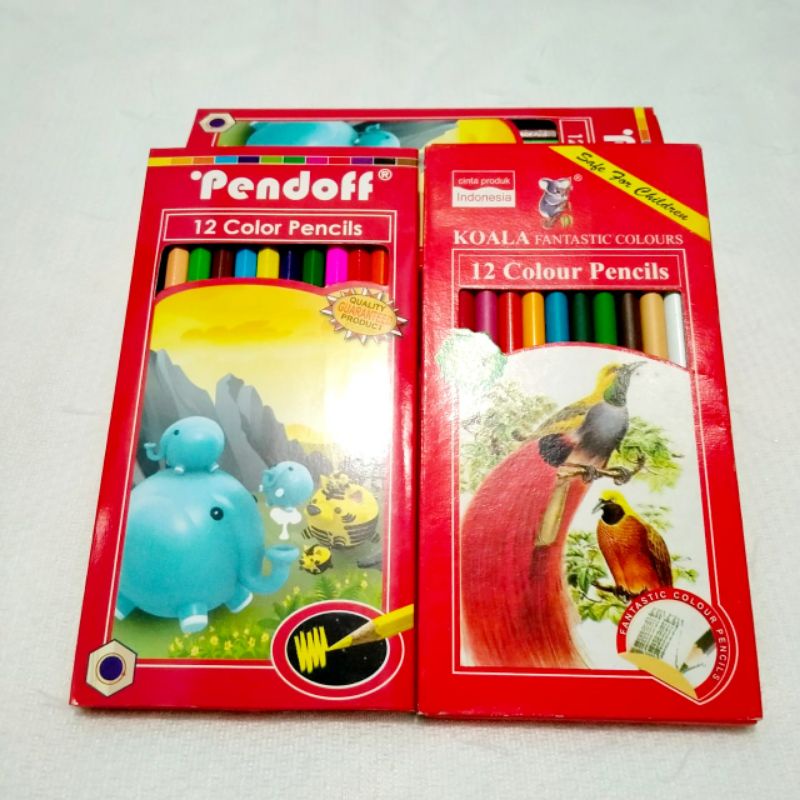 

Pendoff Pensil warna lengkap(12pcs)/Koala pensil warna/stationery