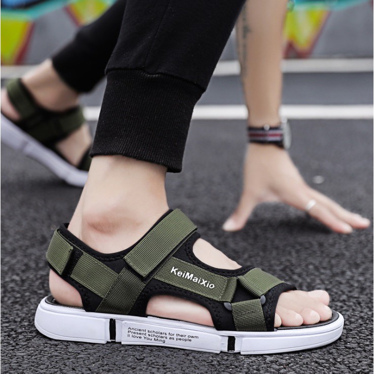 TBIG [COD] Sandal Tali Pria KEI-928 Sandal Import Santai Casual