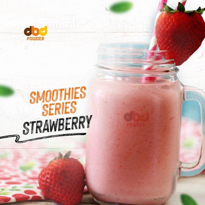 

BUBUK MINUMAN SMOOTHIES STRAWBERRY - POWDER STRAWBERRY SMOOTHIES