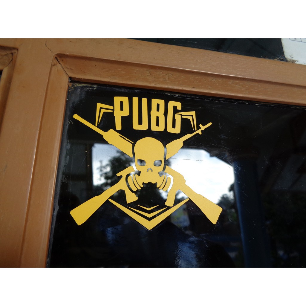  Stiker  PUBG  Skull Shopee Indonesia