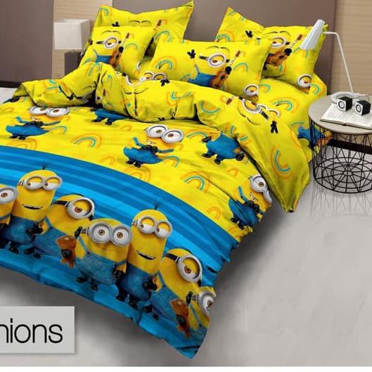 ☁ Sprei Lady rose 180 x 200 Minion ( King Size ) ☆