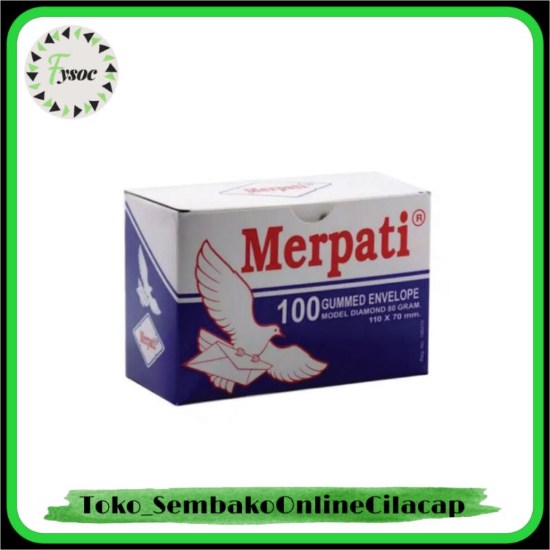 AMPLOP ECER ( ISI 2 PCS ) MERPATI PUTIH KECIL